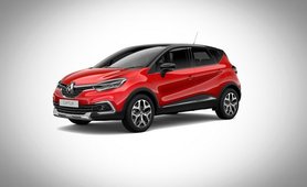 Renault Captur 2017 red flame with mercury roof colour