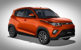 Mahindra KUV100 NXT fierry orange