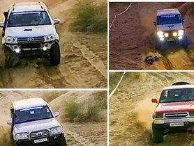 Polaris ATVs, Toyota Hilux And Land Cruiser Series 80 Experience Desert Challenge