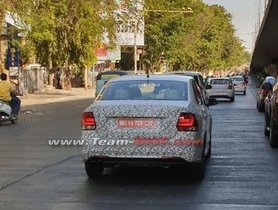 Volkswagen Vento and Polo facelift Caught Testing On Indian Roads