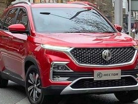 MG Hector Production Starts From April 28, India Launch In May