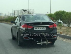 BSVI-compliant Maruti Ciaz Spotted During Its Test Runs