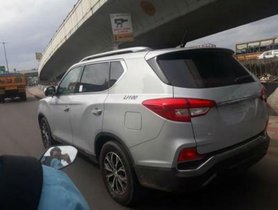 BSVI-Spec Mahindra Alturas G4 Spotted Testing With New Alloy Wheels