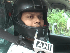 Maruti S-Cross Driver Starts Wearing Helmet After Receiving Wrong Fine