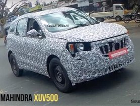 New Mahindra XUV500 Spied For The First Time