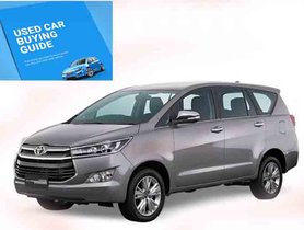 Tips For Buying Used Toyota Innova Crysta