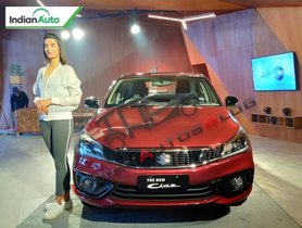 Maruti Ciaz S Showcased At Auto Expo 2020