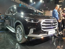 MG Gloster Full-Size SUV (Maxus D90) Unveiled At Auto Expo 2020