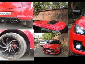 This Modified Maruti Swift Shows How Easy It Is To Achieve a Very Sporty Look  