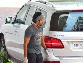 Farhan Akhtar Drives His Mercedes GLS to Grocery Store Amidst Lockdown