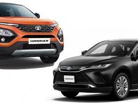 2020 Toyota Harrier Vs Tata Harrier – What’s In The Name?