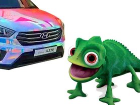 Here's a Hyundai Creta that Changes Colours Like a Chameleon 