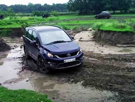 Watch Tata Hexa Displaying Its Off-roading Skills in Slush [Video]
