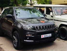 Maruti Brezza Looks Handsome With A Jeep Compass Grille