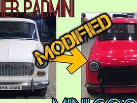 Premier Padmini Modified to Look Like a MINI