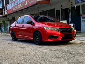 Check Out This Stunning Honda City with Candy Red Wrap