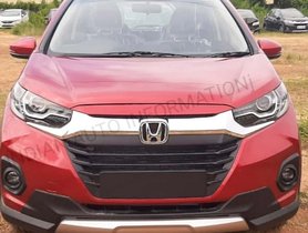 2020 Honda WR-V (Facelift) Spied At Dealership Stockyard