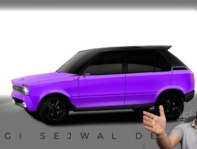 Maruti 800 Rendered In Its EV Avatar, Take A Look