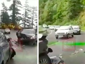 Maruti Baleno Crashes Into Another Maruti Baleno, Both Drivers Walk Away Unhurt