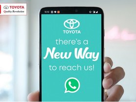 Toyota Launches Whatsapp Service And Flexible EMI Options
