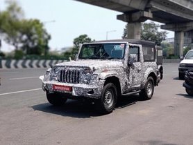 New-Gen Mahindra Thar To Launch In October, Dealers Accepting Bookings