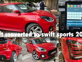 Maruti Swift Modified To Look Like Swift Sport In Just Rs 90k [VIDEO]