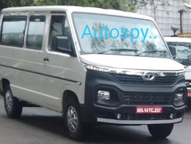Tata Winger Facelift Spied During Testing For The First-time Ever