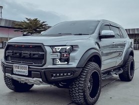 Ford Endeavour (Everest) Modified To Mimic Brawny Looks Of F-150 Raptor