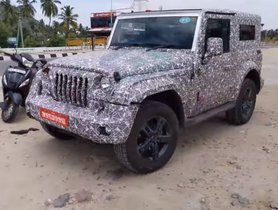 New-Gen Mahindra Thar Petrol Trim Snapped While Testing 