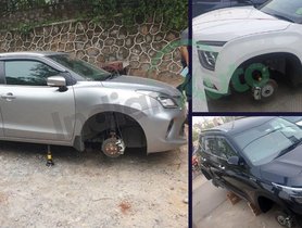 After New Hyundai Creta and Kia Seltos, Thieves Make Away With Rims of Maruti Baleno