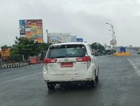 Toyota Innova CNG Petrol Spotted While Testing