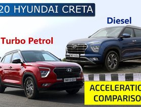 2020 Hyundai Creta 0-100 kmph Timings, 1.5L Diesel vs 1.4L Petrol [VIDEO]