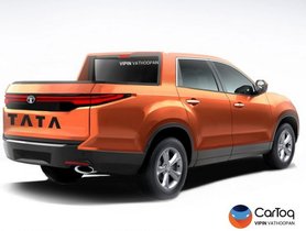 Tata Harrier Rendered In A Pick-Up Truck Avatar