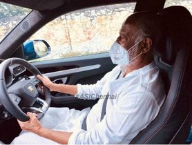 Superstar Rajnikanth Snapped Driving a Lamborghini Urus