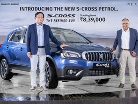 Maruti S-Cross Petrol Launched - Complete Details