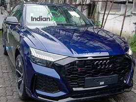 Audi RS Q8 Spotted At Dealership Ahead Of Its Launch This Month