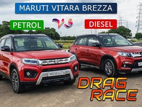 OLD VS NEW - Maruti Vitara Brezza Petrol and Diesel Engage in a DRAG RACE