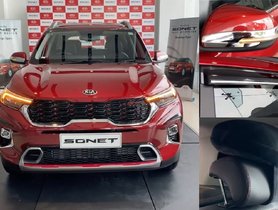 Kia Sonet Accessories Revealed in Walkaround Video