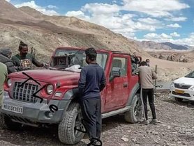 2020 New Mahindra Thar TVC Shoot In Ladakh - Behind The Scenes