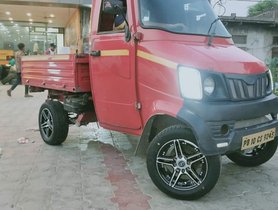 This Mahindra Gio Rides On SWANKY 13-inch Alloys- Wait, What?