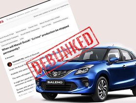 Maruti Baleno to be Discontinued in December 2020? - Rumour Debunked