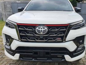 New Toyota Fortuner Facelift TRD Sportivo Variant Spied