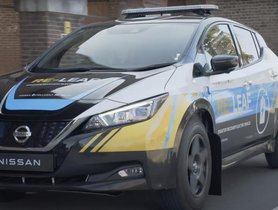 Nissan Leaf Modified As A Disaster-response Vehicle