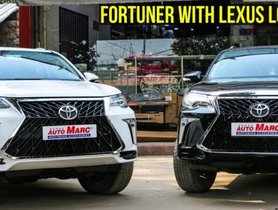 Toyota Fortuner Modified To Look Like Lexus LX 570