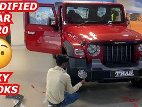 2020 Mahindra Thar Modified with OEM Accessories – VIDEO