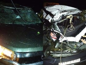 Tata Nexon (5-star NCAP) TOTALLED After Driver Loses Control at High Speed, ALL OCCUPANTS SAFE