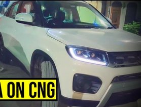 Modified Maruti Brezza Petrol Comes With CNG Option [Video]