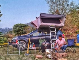 Custom Mahindra XUV500 Looks Impressive with Rooftop Tent