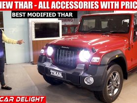 2020 Mahindra Thar Gets LONG List of Genuine Accessories - VIDEO