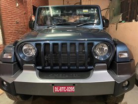 New Mahindra Thar Gets Jeep Wrangler JL Type Grille